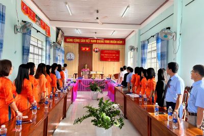 ĐẠI HỘI CHI BỘ TRƯỜNG HÙNG VƯƠNG LẦN THỨ XII NHIỆM KÌ 2025-2027