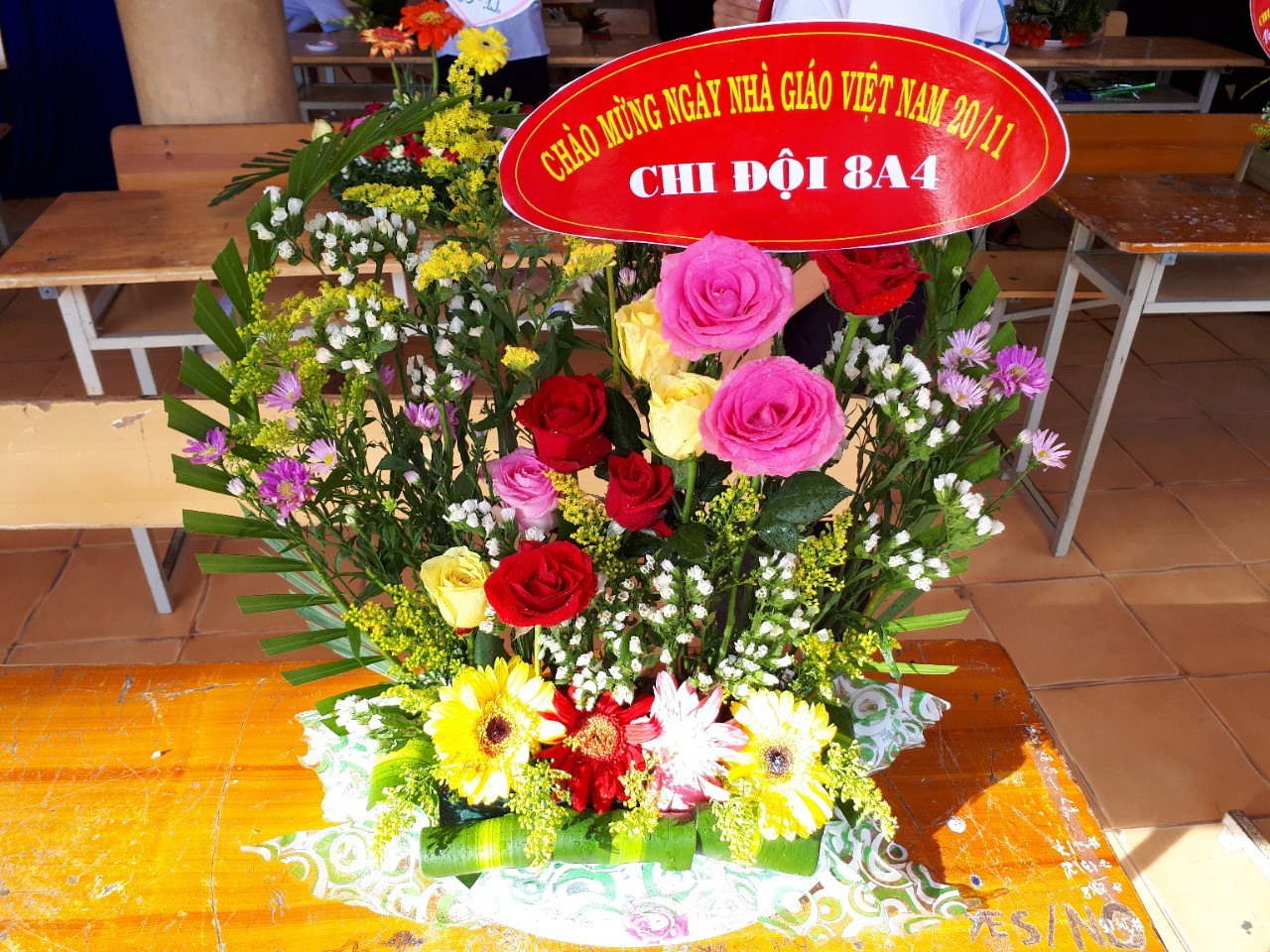 Hội thi cắm hoa chào mừng ngày nhà giáo Việt Nam